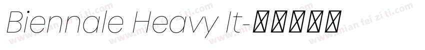 Biennale Heavy It字体转换